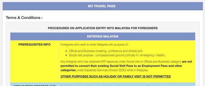 Hướng Dẫn Sử Dụng MyTravelPass, Du Lịch Malaysia An Toàn, MALAYSIA
