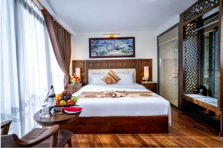 sapa relax hotel & spa | khách sạn view núi rừng đẹp mê hồn trong lòng phố núi