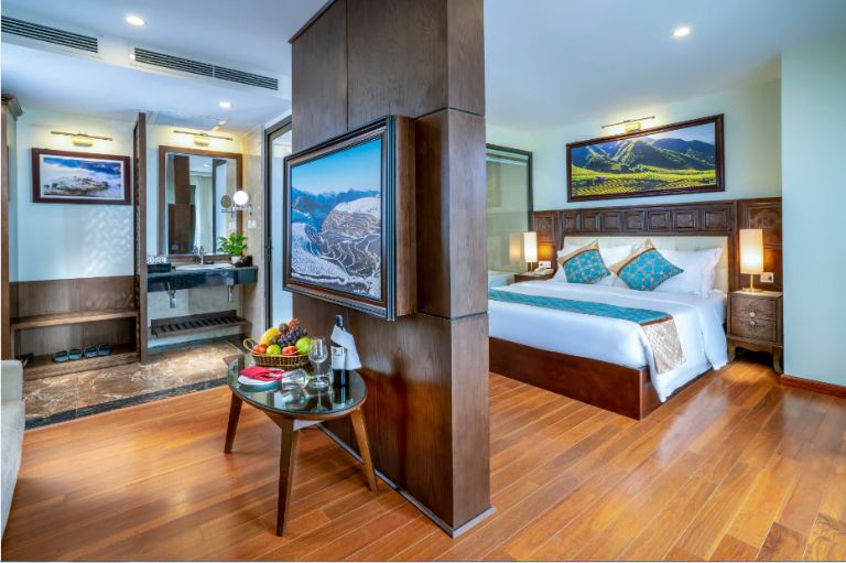 sapa relax hotel & spa | khách sạn view núi rừng đẹp mê hồn trong lòng phố núi