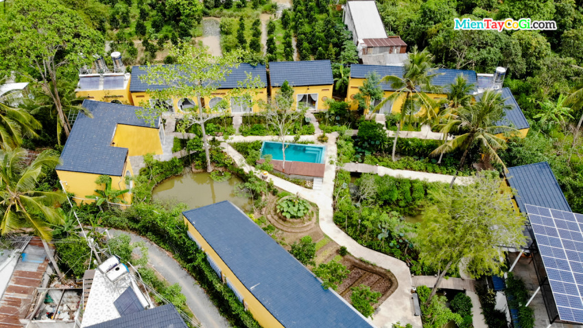 Bình Minh Eco Lodge | Homestay Cần Thơ chuẩn 5 sao đẹp NGẤT NGÂY