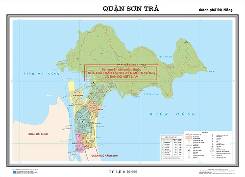 Bản đồ Quận Sơn Trà Đà Nẵng mới nhất