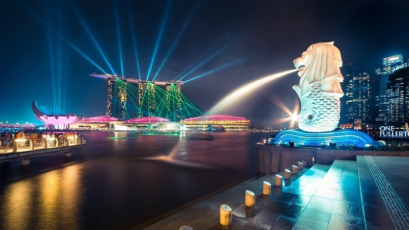tượng sư tử biển – linh hồn của singapore