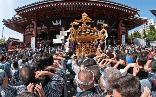 đền asakusa kannon- điểm đến lễ hội nhật bản