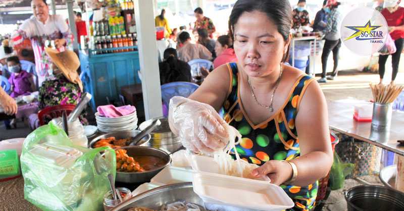 bánh tằm ngan dừa – đặc sản bạc liêu là liu xiu thực khách