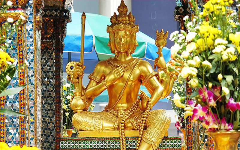 Review du lịch Thái Lan: Phật 4 Mặt linh thiêng