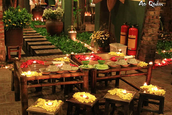 quán xá, địa chỉ quán ăn đặc sản dân tộc tại hà thành được yêu thích nhất