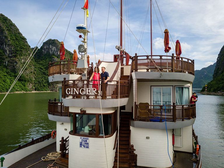 du thuyền ginger | trải nghiệm du lịch sang trọng trên vịnh hạ long