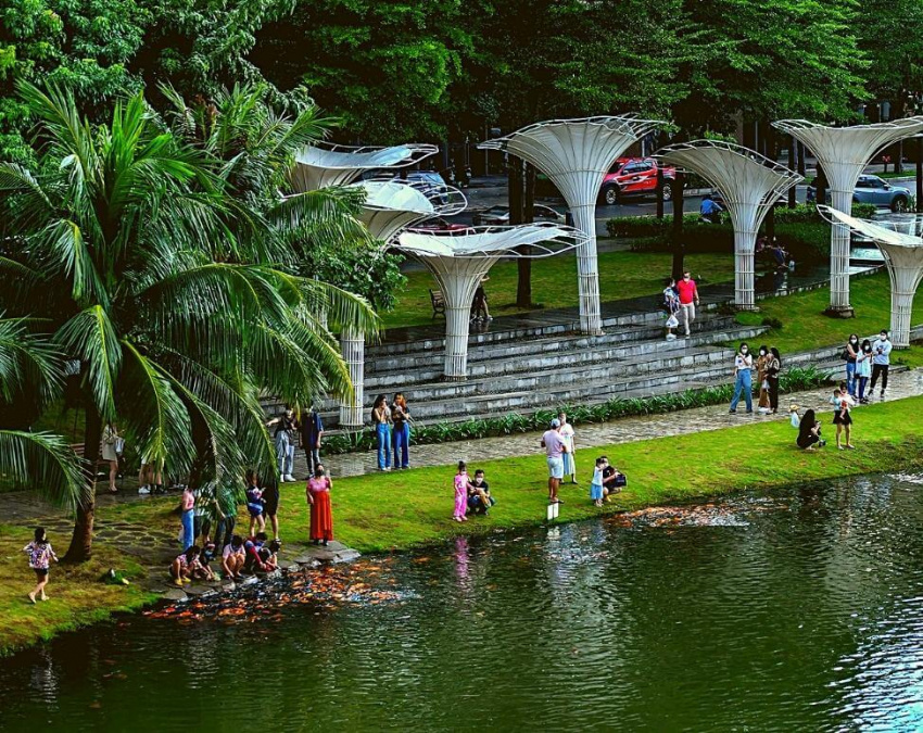 công viên khu đô thị sala – địa điểm sống ảo cực chất tại quận 2