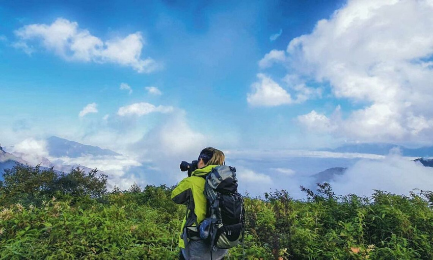 sẵn sàng trekking nhìu cồ san – địa điểm săn mây tuyệt đẹp