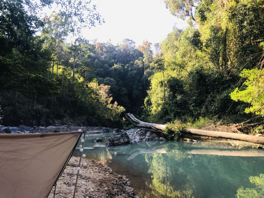 cắm trại bên sông đạ huoai - bảo lộc