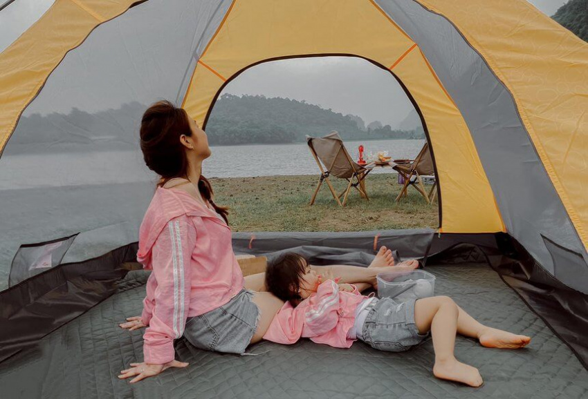lịch trình cắm trại phù hợp dành cho nhà có trẻ nhỏ