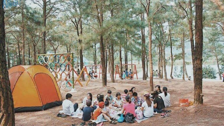 Các hoạt động vui chơi tại các địa điểm camping ở Hà Nội