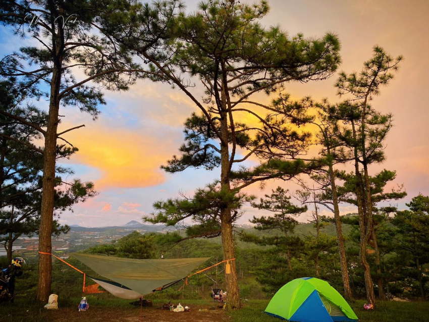 top 6 địa điểm cắm trại gần đà lạt siêu chill