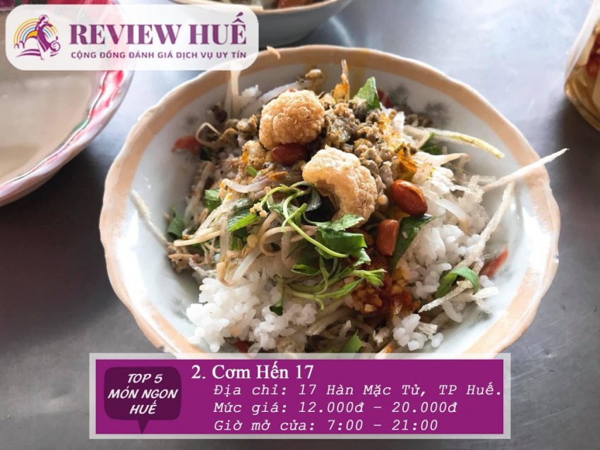 review 5 món ăn ngon không thể bỏ qua khi đến huế
