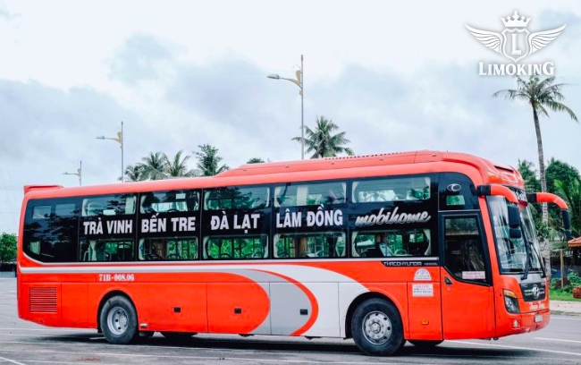 Xe khách 45 chỗ ngồi cao cấp Thuận Hưng từ Trà Vinh, Bến Tre đi Đà Lạt