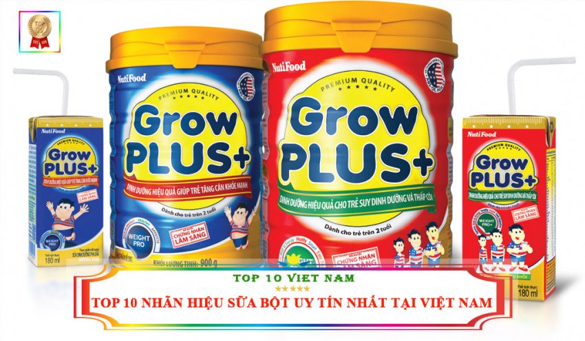 top 10 nhãn hiệu sữa bột uy tín nhất tại việt nam