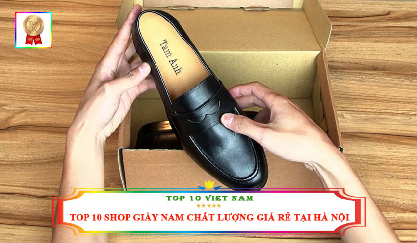 top 10 shop giày nam chất lượng giá rẻ tại hà nội