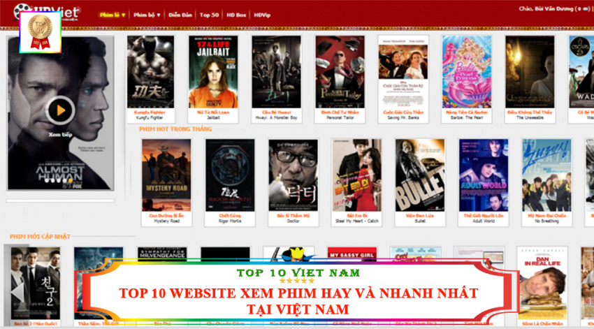 top 10 website xem phim hay và nhanh nhất tại việt nam