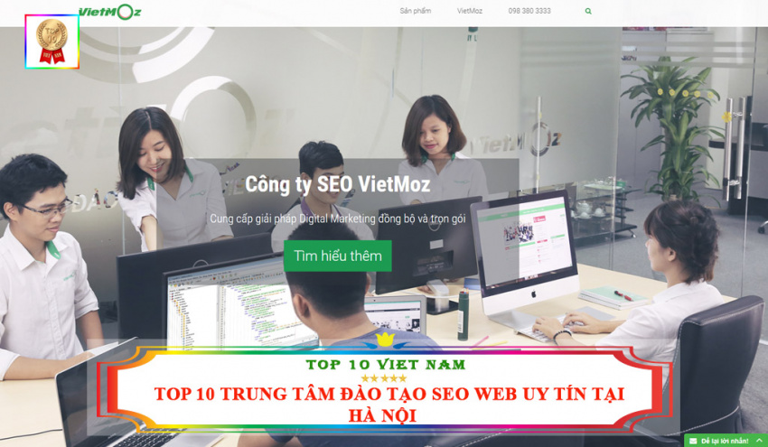top 10 trung tâm đào tạo seo web uy tín tại hà nội