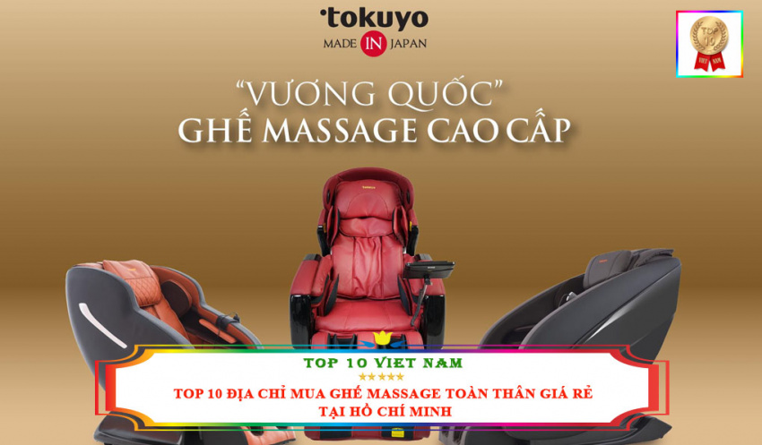 top 10 địa chỉ mua ghế massage toàn thân giá rẻ tại hồ chí minh