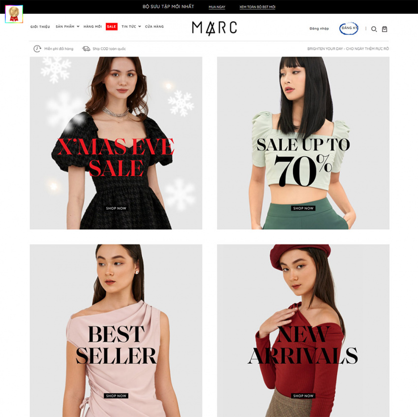 Marc Fashion – Hệ thống cửa hàng thời trang nữ Marc Fashion trên toàn quốc 2022