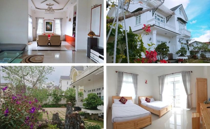 top 24 biệt thự villa đà lạt view đẹp cho thuê ở trung tâm, hồ tuyền lâm