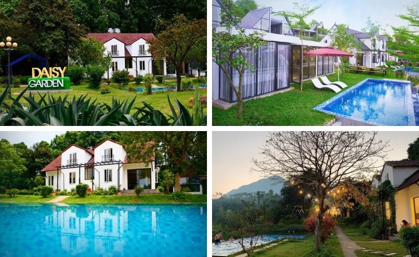 top 20 khách sạn nhà nghỉ biệt thự villa homestay resort ba vì view đẹp