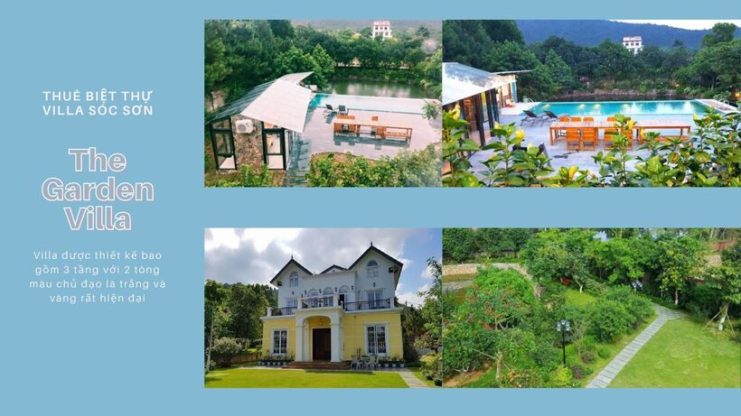 top 15 resort biệt thự villa sóc sơn giá rẻ view đẹp cho thuê nguyên căn