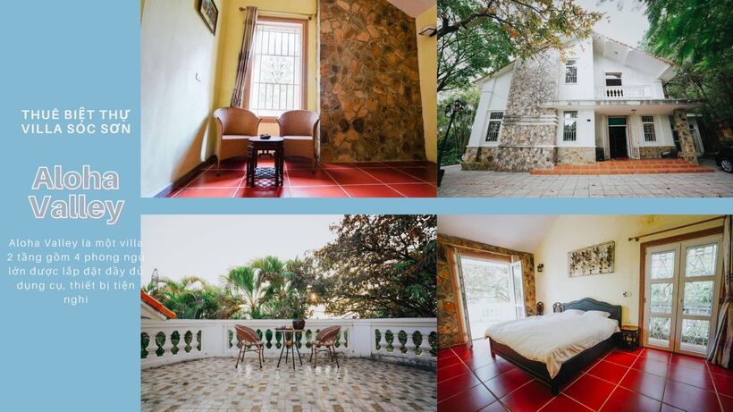 top 15 resort biệt thự villa sóc sơn giá rẻ view đẹp cho thuê nguyên căn