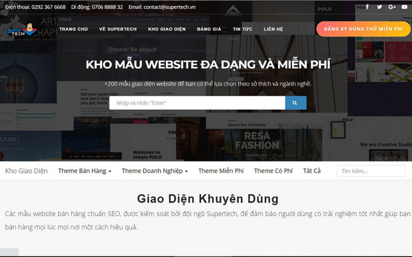 thiết kế web cần thơ – top 16 đơn vị thiết kế website uy tín