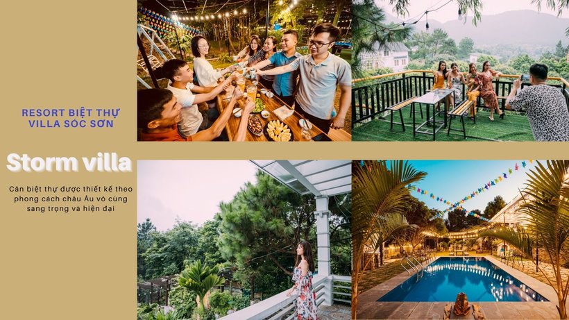 top 15 resort biệt thự villa sóc sơn giá rẻ view đẹp có hồ bơi cho thuê