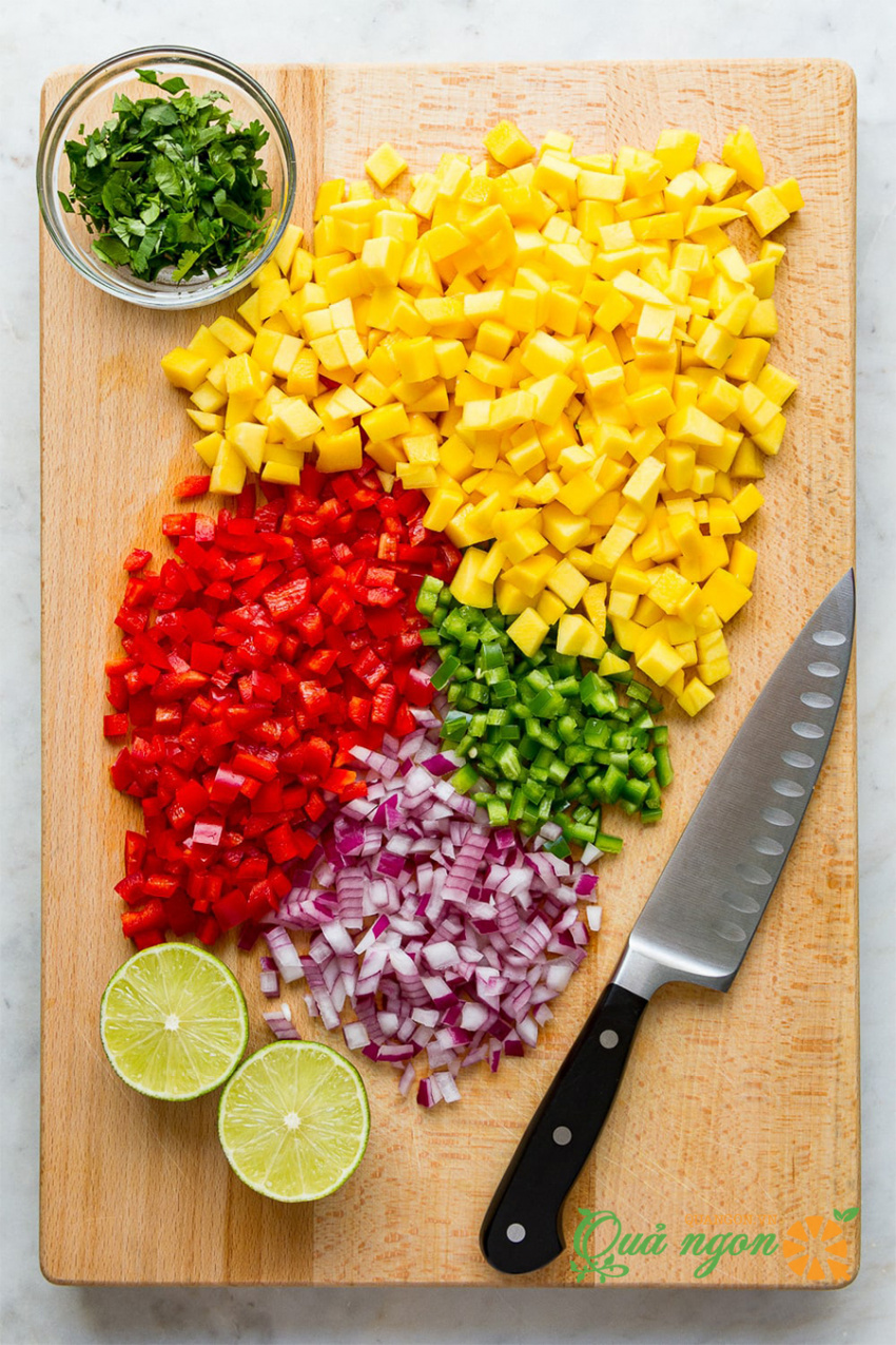 cách làm salad xoài mexico, gợi ý cách làm salad xoài kiểu mexico thay đổi khẩu vị