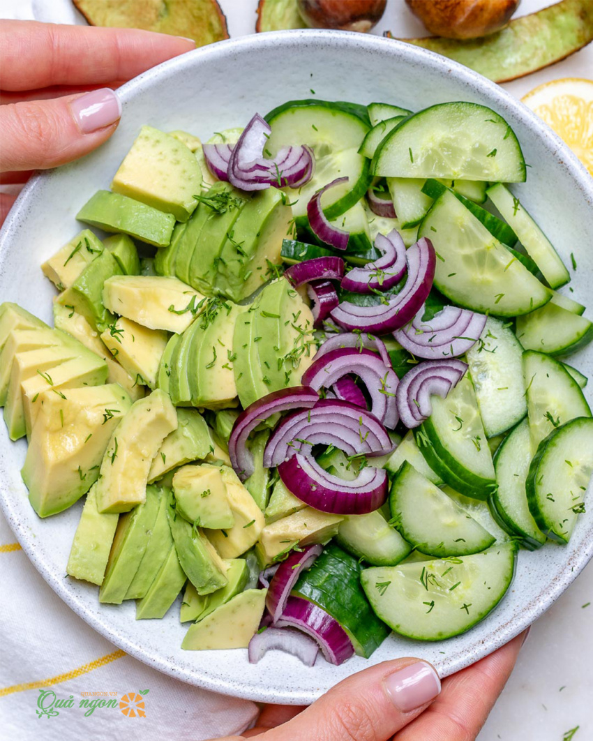 cách làm salad bơ dưa chuột, cách làm, cách làm salad bơ dưa chuột nhanh chóng và dễ dàng