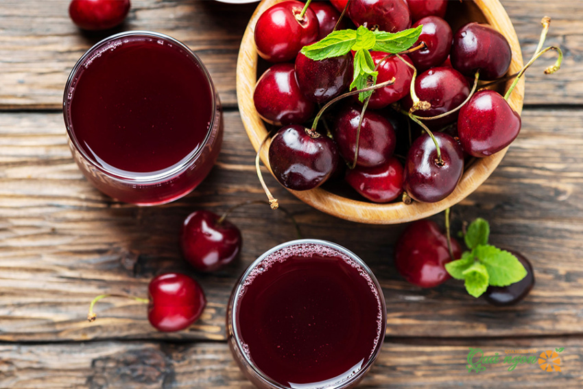 cách làm nước ép cherry, cách làm, cách làm nước ép cherry giúp cải thiện hiệu suất tập thể dục