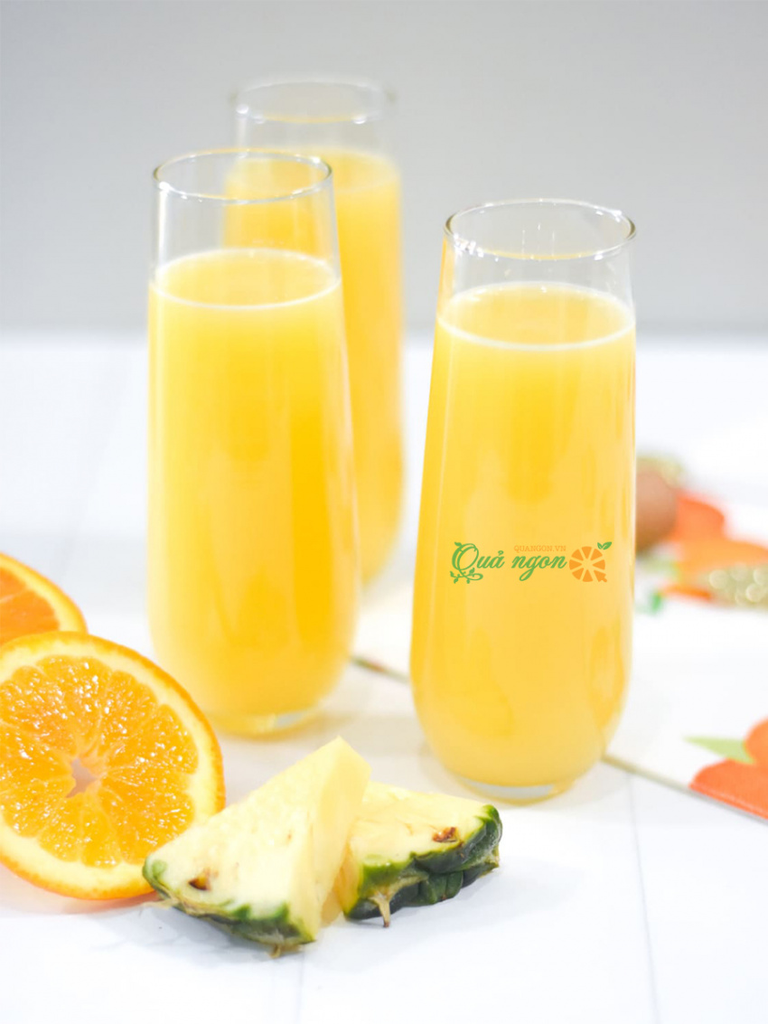 cách làm nước ép cam dứa, cách làm, cách làm nước ép cam dứa bổ sung vitamin c tuyệt vời