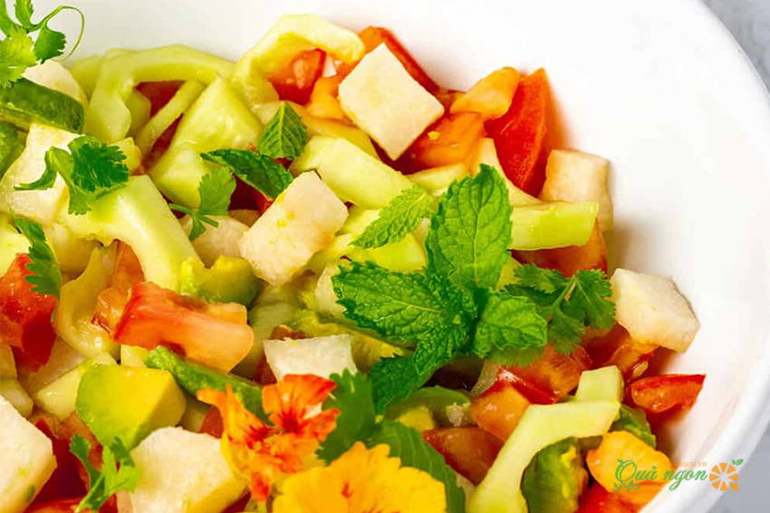 salad dưa chuột củ đậu, cách làm, cách làm salad dưa chuột củ đậu nhất định phải thử