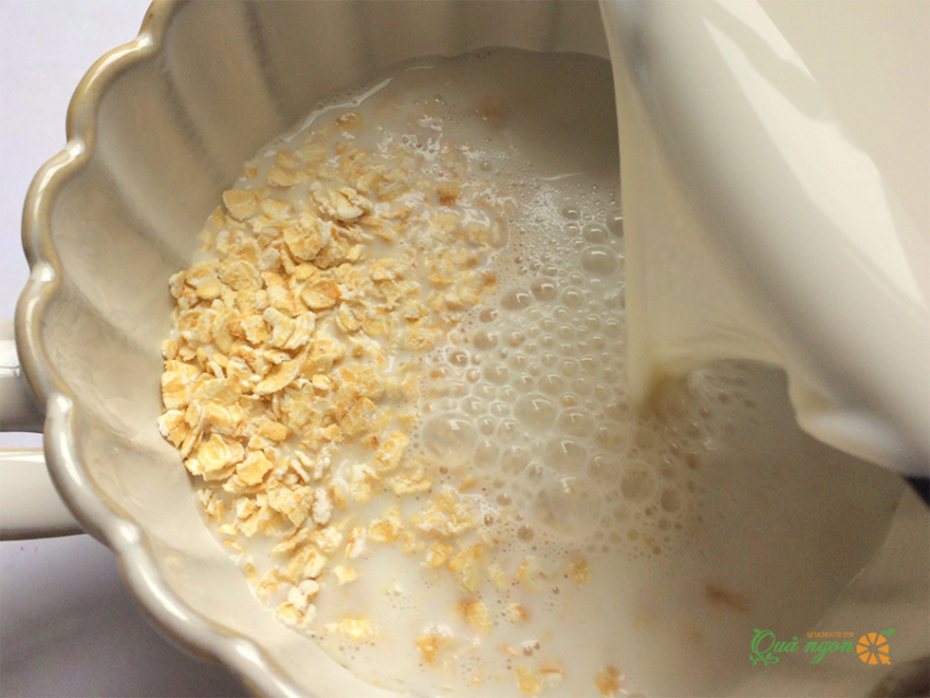 sữa yến mạch trái cây, cách làm, cách làm sữa yến mạch trái cây cho bữa sáng hoàn hảo