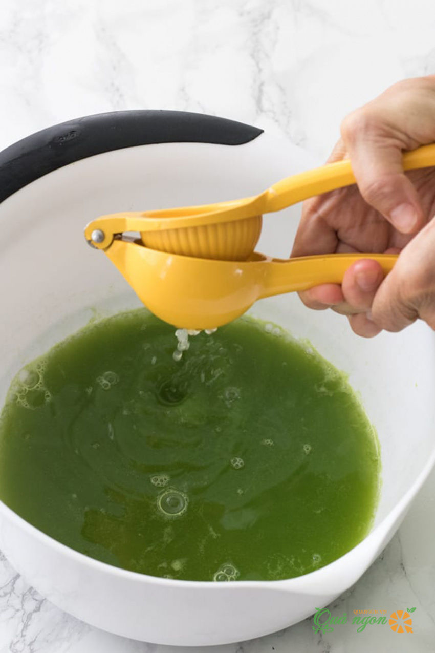 nước ép trái cây xanh, cách làm, cách làm nước ép trái cây xanh bằng máy xay sinh tố