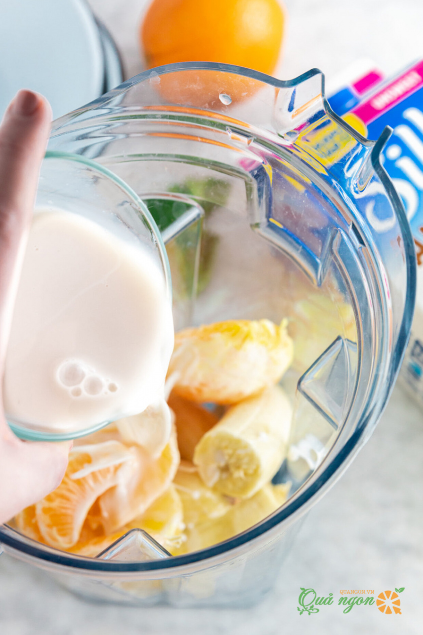 bát sinh tố bạc hà citrus, bát sinh tố bạc hà citrus không sữa dairy-free