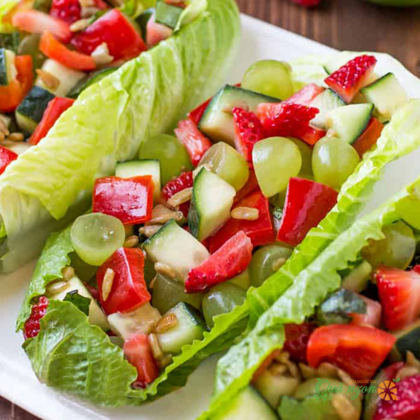 salad trái cây rau củ, công thức, công thức salad trái cây rau củ mùa hè