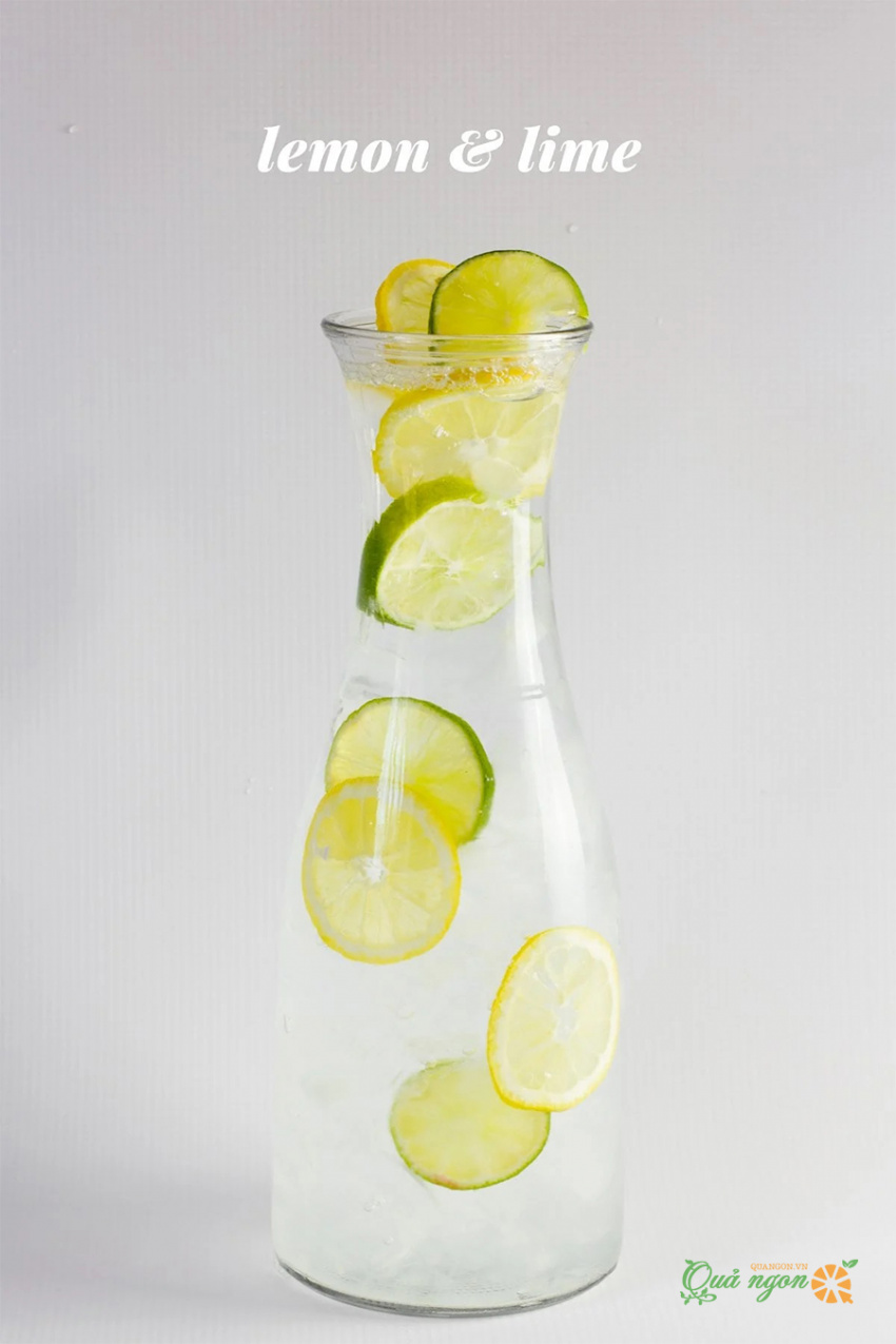 nước ngâm trái cây, công thức, 8 công thức nước ngâm trái cây infused water dễ dàng