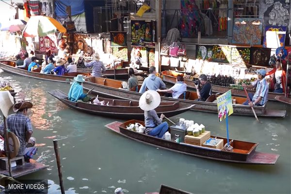 danh sách chợ nổi bangkok khiến du khách say đắm.