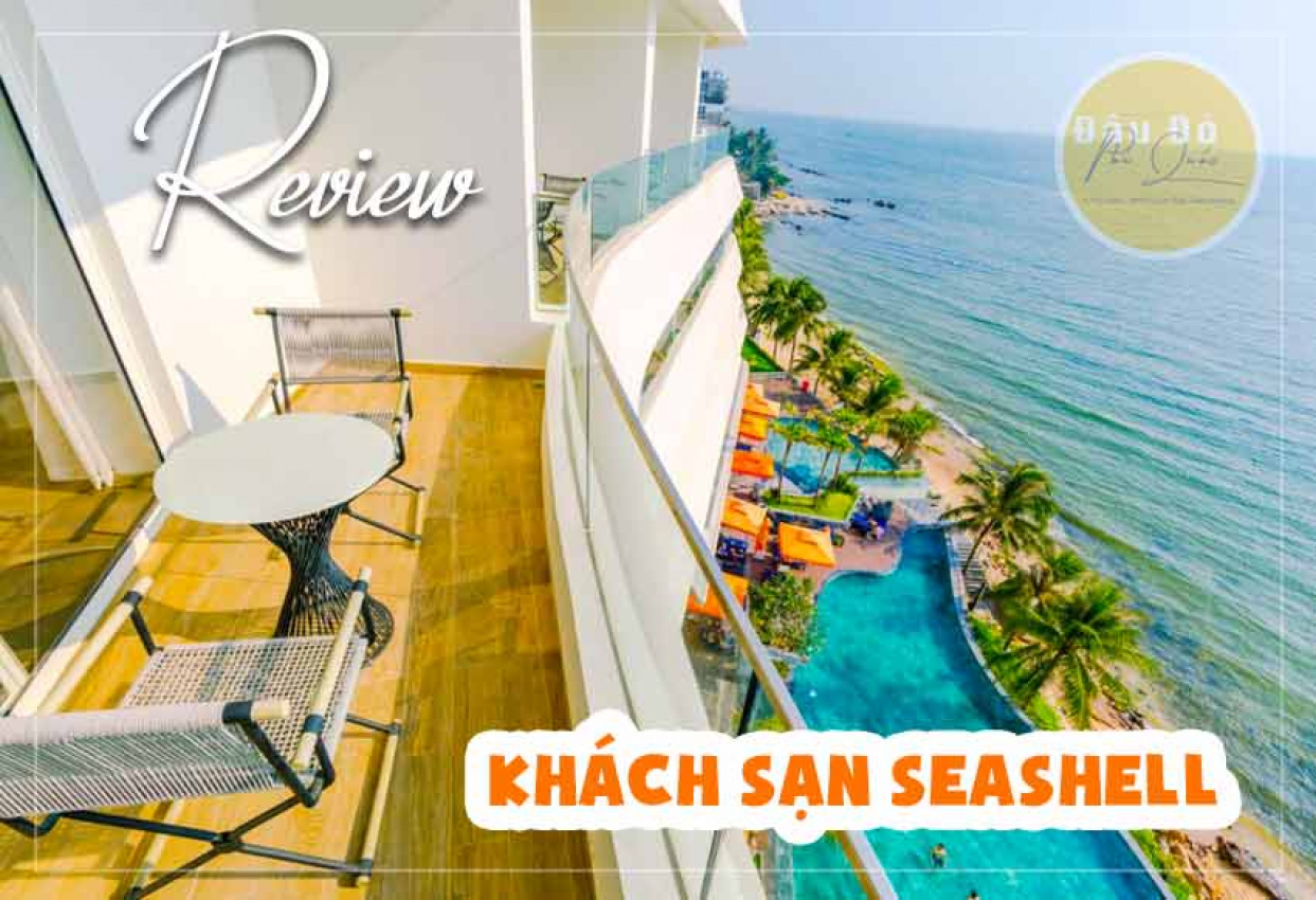 review khách sạn seashell 5 sao ngay trung tâm phú quốc