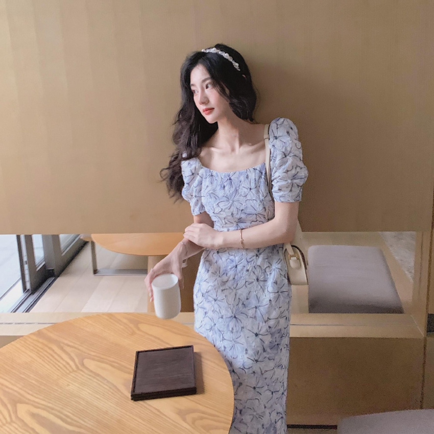 Đầm Nữ 2 Dây Hoa Nhí Đen Ngực Bèo 🦋 Váy Nữ Dáng Ngắn Chất Voan 🦋 | Shopee  Việt Nam