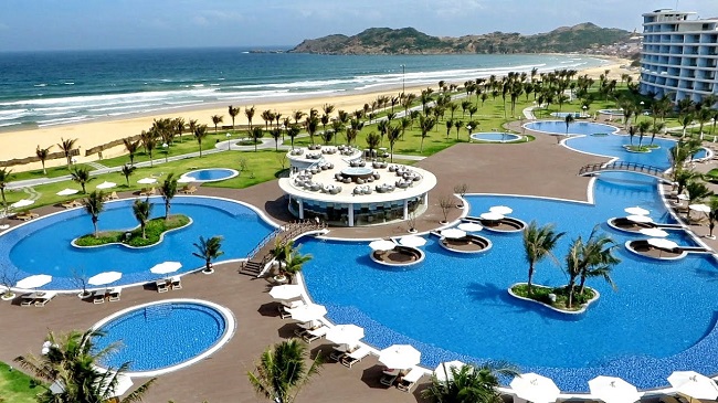 bình định, top, top 10 khách sạn view đẹp giá rẻ gần bãi biển kỳ co, nhơn lý bình định