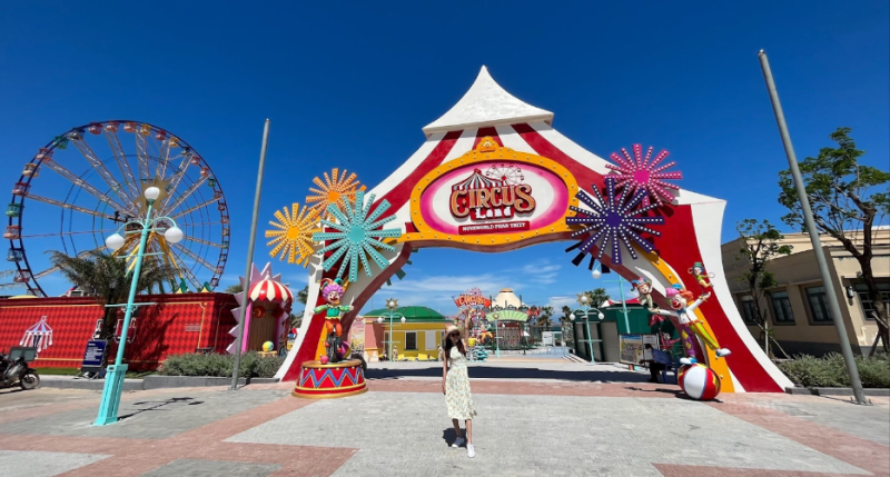 phượt phan thiết, review công viên giải trí circus land phan thiết đậm phong cách mỹ