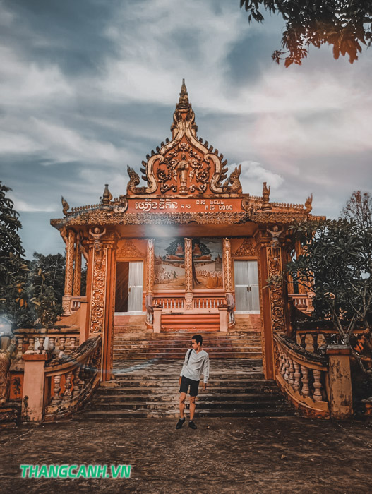 chùa som rong, chùa som rong – ngôi chùa khmer với tượng phật nằm khổng lồ