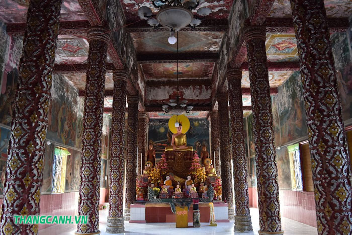 chùa som rong, chùa som rong – ngôi chùa khmer với tượng phật nằm khổng lồ