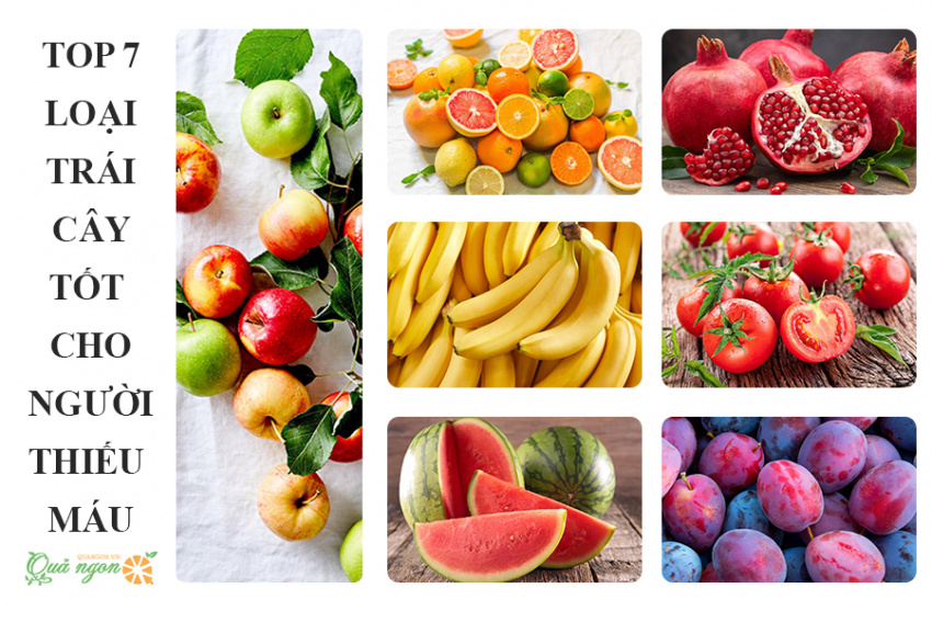 thiếu máu, 7 loại trái cây tốt cho người thiếu máu giúp tăng hemoglobin