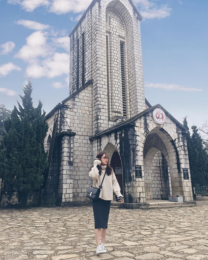 nhà thờ đá sapa, review nhà thờ đá sapa – nơi quy tụ hàng nghìn góc sống ảo